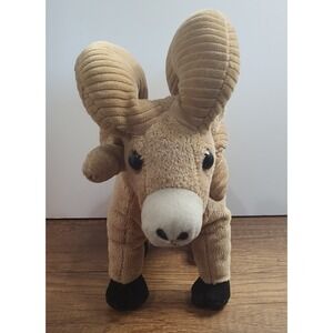 Wishpets Ramsey the Ram 2005 Tan Stuffed Plush Animal Toy 10" S4